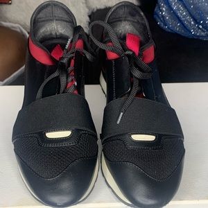 Black,White,Dark red Balenciaga shoes